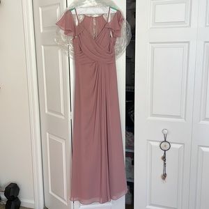 Dusty Rose Azazie Bridemaids Dress size A4.